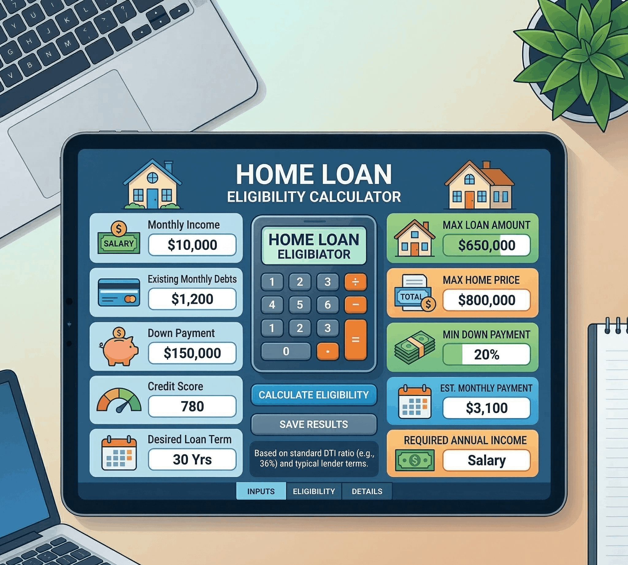 Calculator Illustration